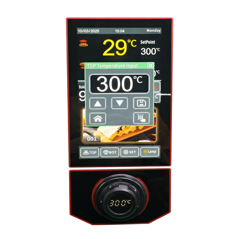 10 Inch LCD Touch Screen Thermostat Intelligent Knob Oven/Deck Oven Temperature Control MEIKONG MK5A08 1C OEM/ODM detail 2