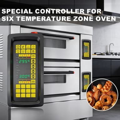 Commercial Multi Layer Safety Protection Oven Spare Parts 6 Zone Independent Temperature Controller for Various Layer Oven thumbnail 1