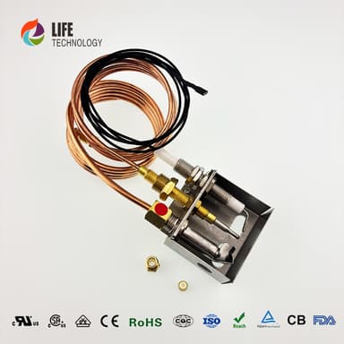 Replacement Parts for Propane Gas Fire Pit Heater, ODS pilot Flame Igniter Assembly Kit thumbnail 5