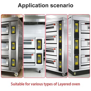 Commercial Bakery Oven Spare Parts Special Controller for Six Temperature Zone Oven Accuracy 1℃ 220V Control Panel thumbnail 3