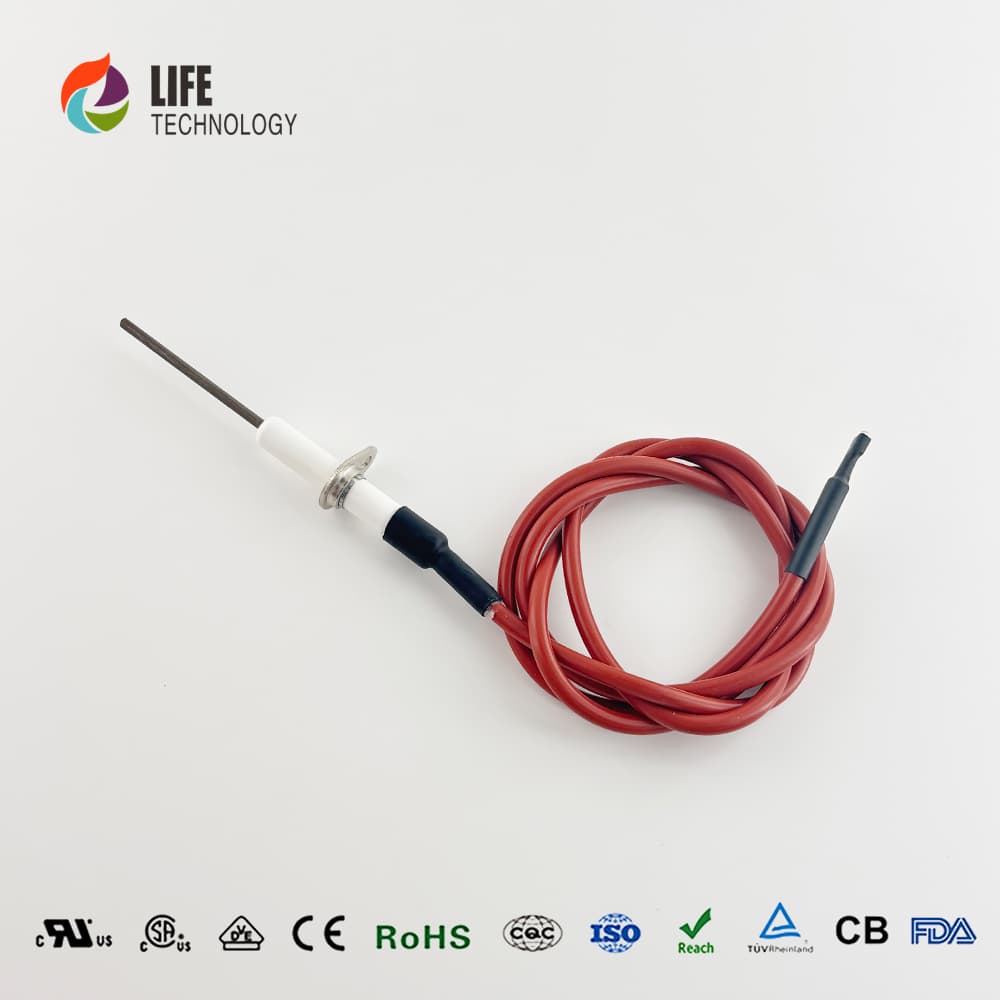 Ceramic Spark Plug Ignition Electrode Rod with Needle Thread Lead JJJ008620290 BAXI Gas Burner Combination Boiler Parts detail 2