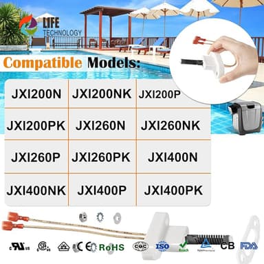 R0457502 Gas Silicon Carbide Swimming Pool Hot Tub Hot Surface Ignitor Replacement for Zo-diac/Jandy/JXi thumbnail 4