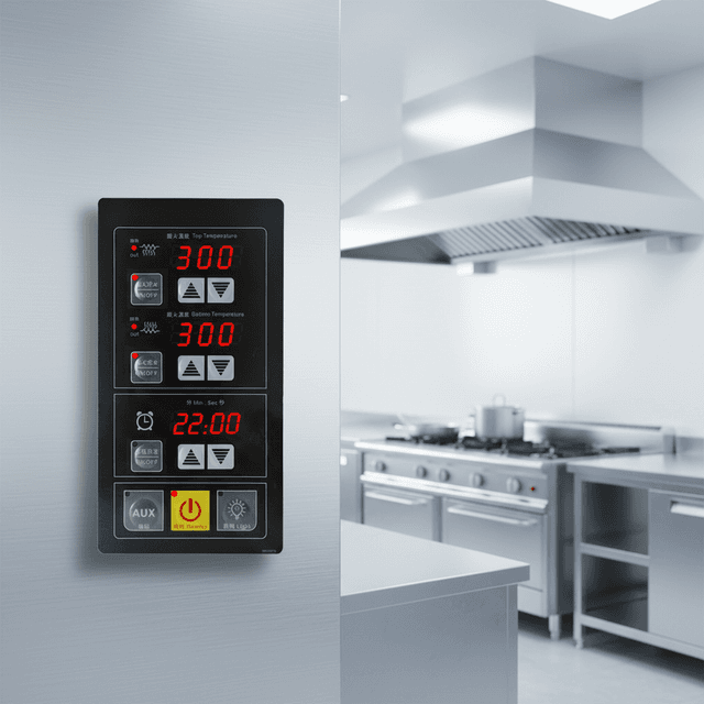 MEIKONG MK5097 Electric Deck Oven with Temperature Controller 220V 1C Precision IP65 Rated 12-Month Warranty Customizable