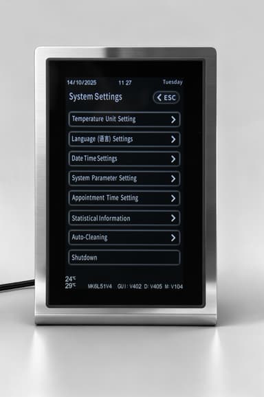 Meikong Rotary & Convection Oven Temperature Controller with Touch Screen Plastic Material OEM/ODM Customization IP68 Rated thumbnail 3