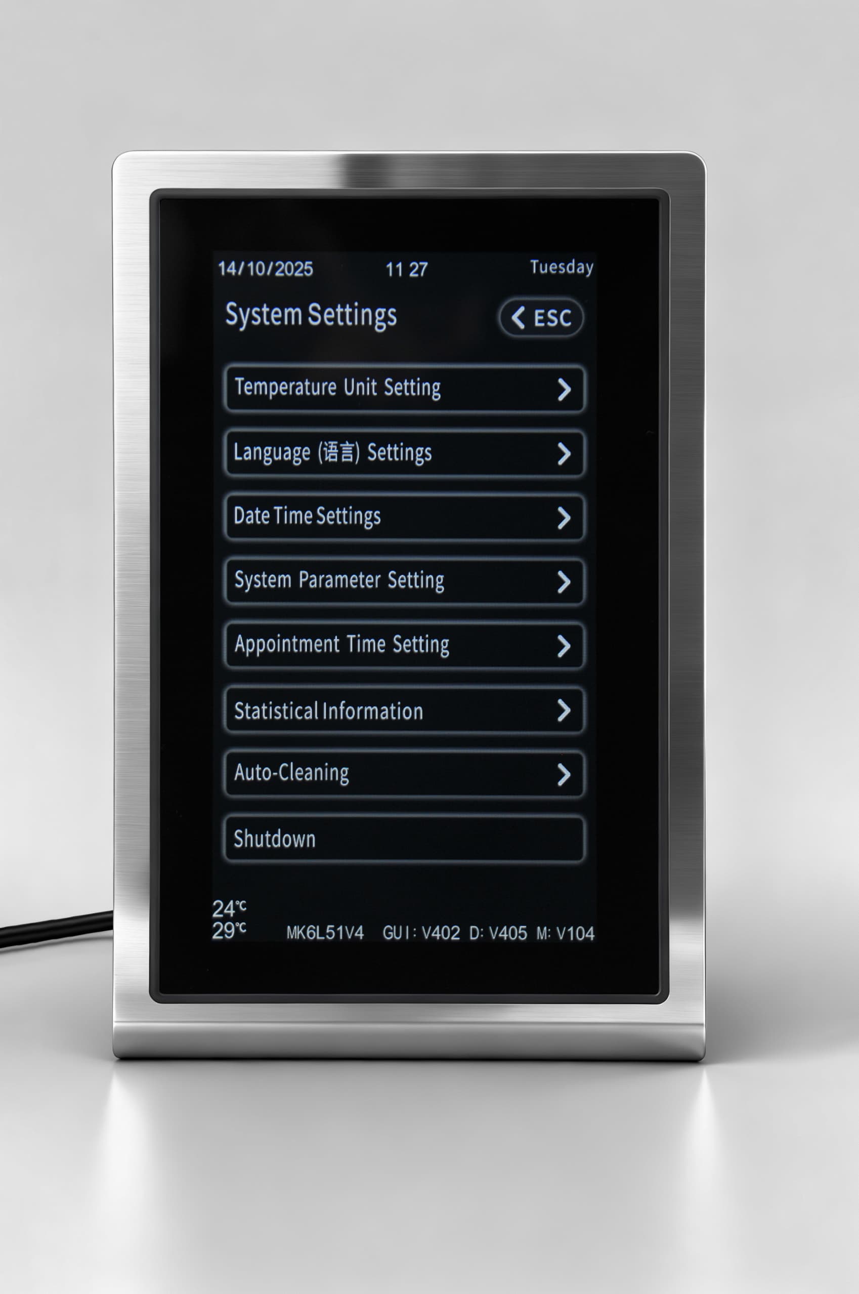 Meikong Rotary & Convection Oven Temperature Controller with Touch Screen Plastic Material OEM/ODM Customization IP68 Rated detail 3