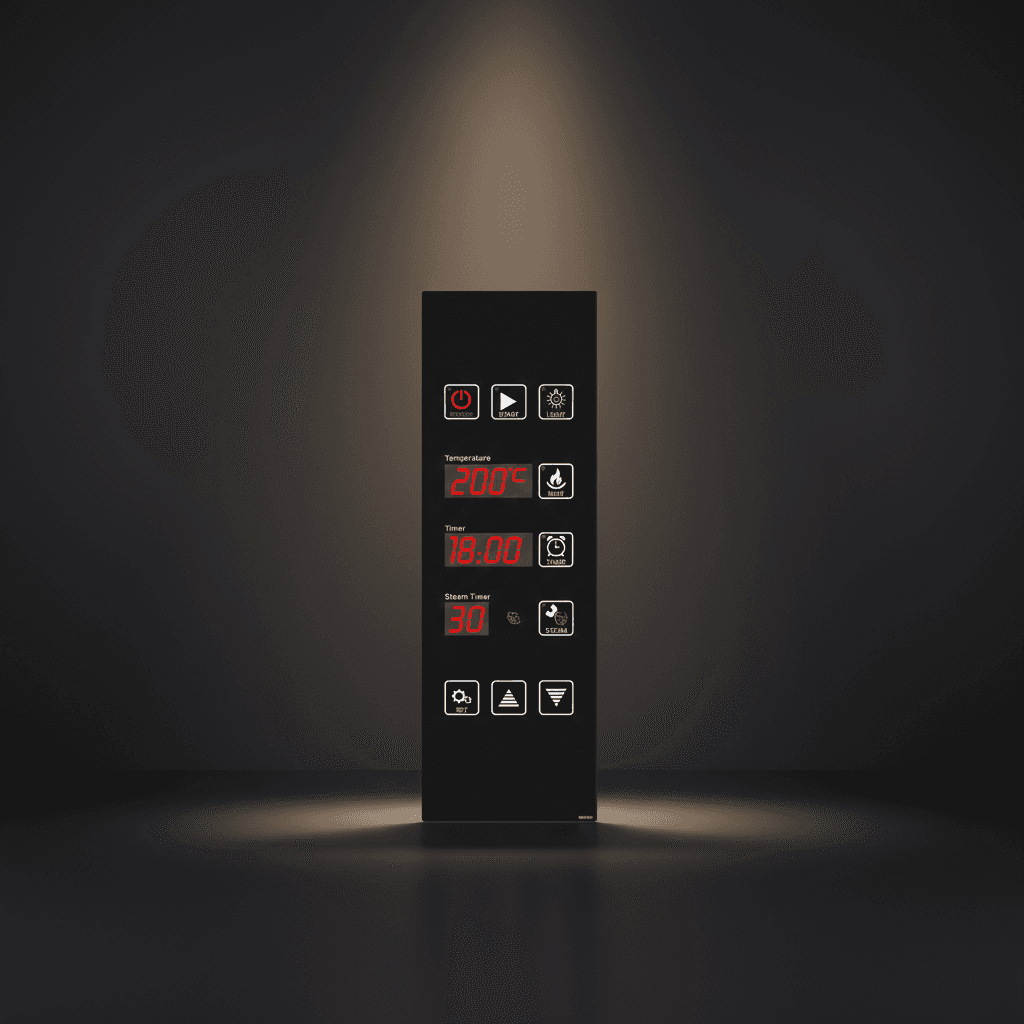 Hot Selling Plastic Oven Temperature Controller Button Type PC Board Electric Comvection Oven OEM/ODM MK6780 IP65 1C detail 1