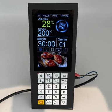 Intelligent Temperature Controller for Convection Oven LCD Display IP65 Rated Plastic Material OEM/ODM Customizable Model MK9602 thumbnail 5