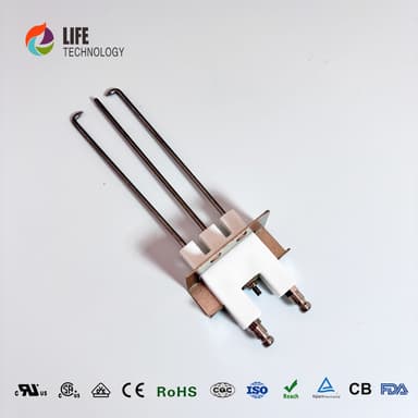 Three Needle Ceramic Spark Plug Ignition Electrode High Quality Materials Commercial Gas Burner Oven Parts thumbnail 4