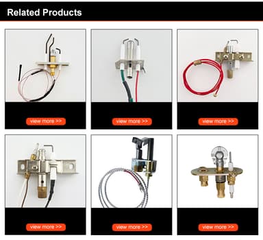 Sinopts Gas Water Heater Spare Parts pilot burner Gas Assembly with  Thermopile Ods with 36 Inch Thermopile thumbnail 6