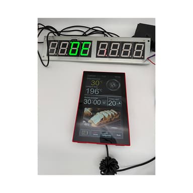 Hot Selling 10 Inch Large Rotary Oven Temperature Controller MK6A73 Touch Screen LCD IP68 OEM/ODM Plastic Thermostat Control thumbnail 3