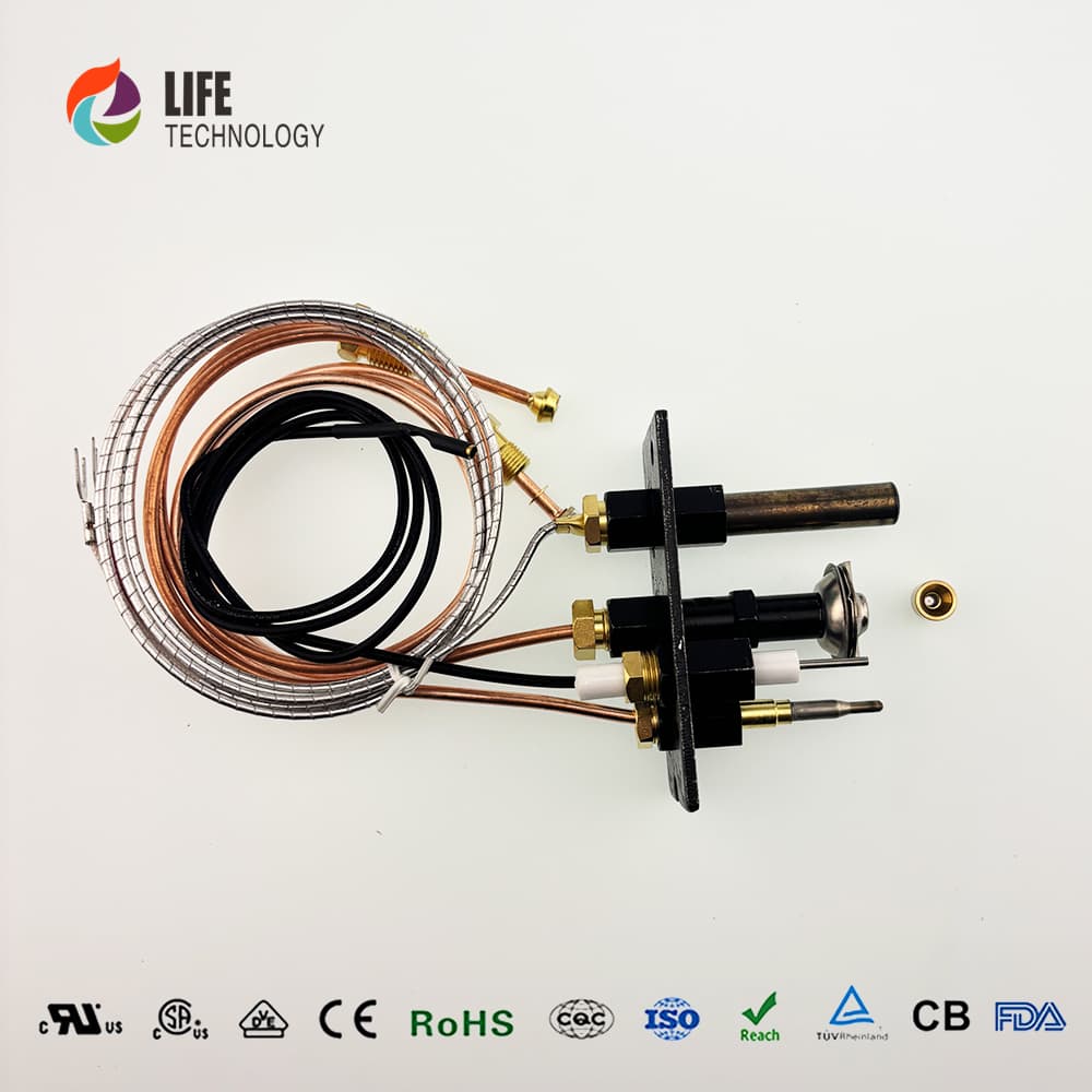 Sinopts Gas Water Heater Spare Parts pilot burner Gas Assembly with  Thermopile Ods with 36 Inch Thermopile detail 4