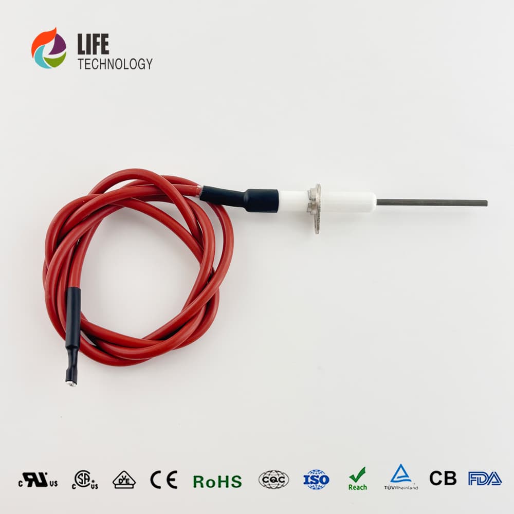 Ceramic Spark Plug Ignition Electrode Rod with Needle Thread Lead JJJ008620290 BAXI Gas Burner Combination Boiler Parts detail 4