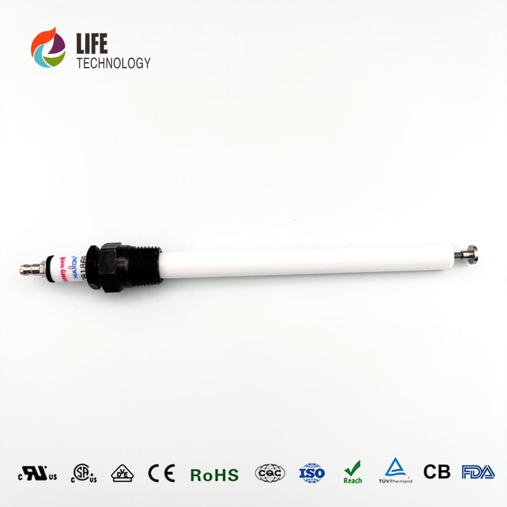 Honeywell MAXON Needle Electrode Sensing Probe 95% Alumina New Condition 1081869 Boiler Parts Detector Electrode detail 3