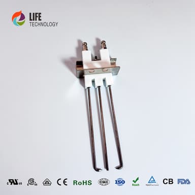 Three Needle Ceramic Spark Plug Ignition Electrode High Quality Materials Commercial Gas Burner Oven Parts thumbnail 2