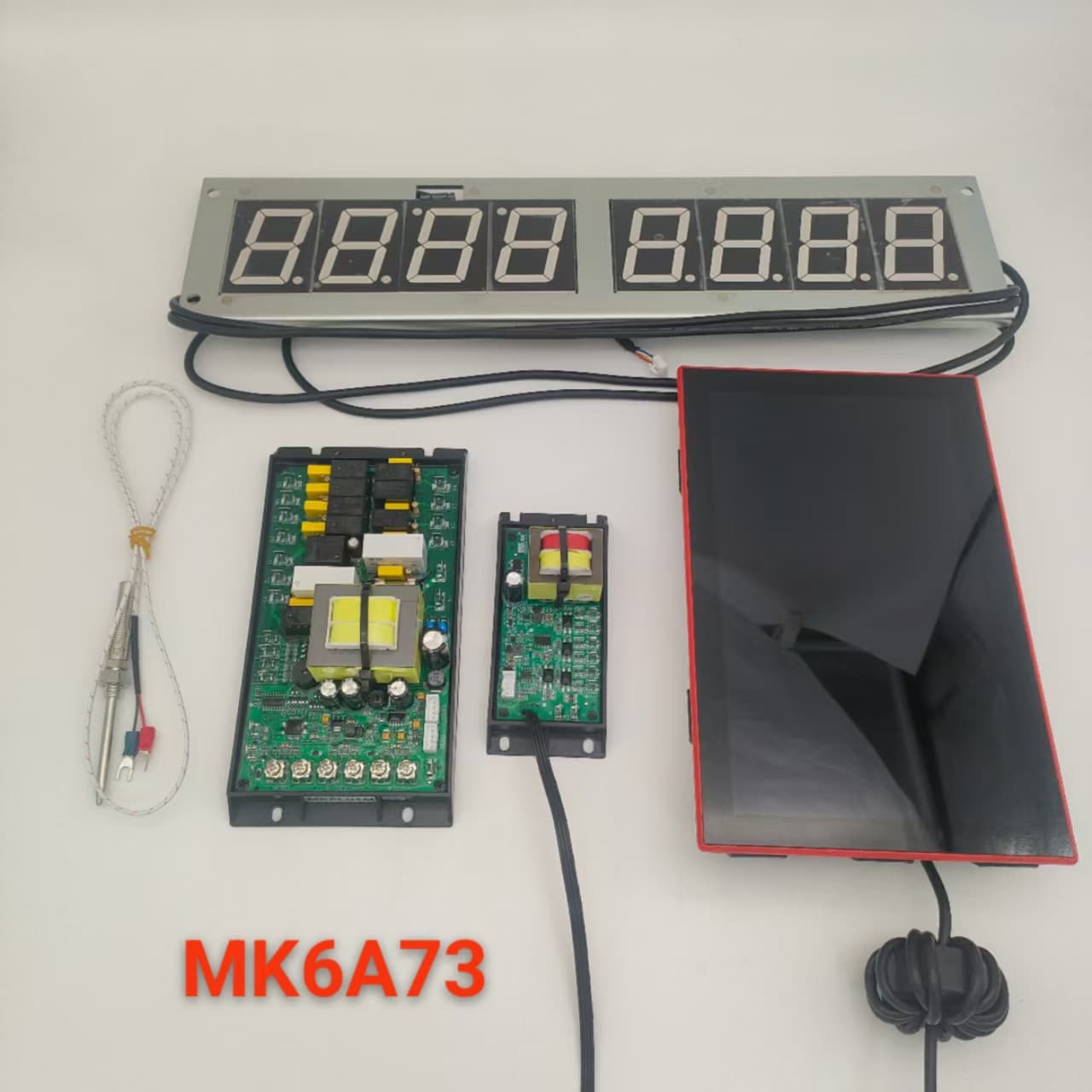 Hot Selling 10 Inch Large Rotary Oven Temperature Controller MK6A73 Touch Screen LCD IP68 OEM/ODM Plastic Thermostat Control detail 2