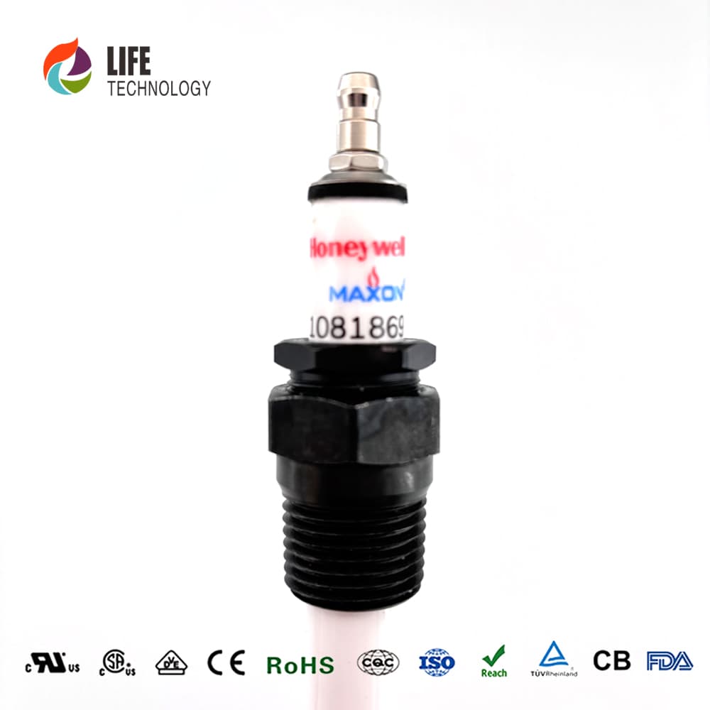 Honeywell MAXON Needle Electrode Sensing Probe 95% Alumina New Condition 1081869 Boiler Parts Detector Electrode detail 5