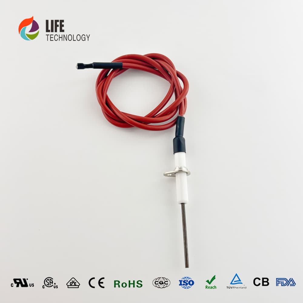 Ceramic Spark Plug Ignition Electrode Rod with Needle Thread Lead JJJ008620290 BAXI Gas Burner Combination Boiler Parts detail 5