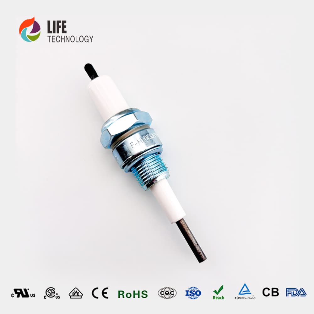 Used German Beru 95% Alumina Insulating Ceramic Ignition Electrode ZE14-12-35 A1 Spark Plug Electrode Kit for Boiler Parts detail 4