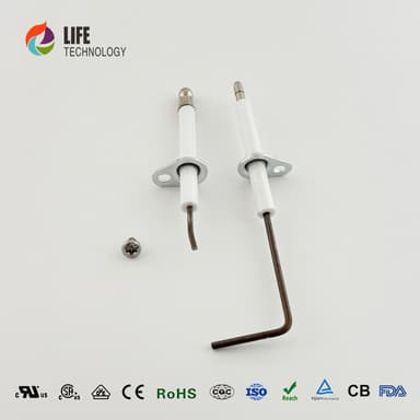 FERROLI 39814080 High Performance Alumina Insulating Ceramic Ignition Electrodes Essential Boiler Parts thumbnail 5