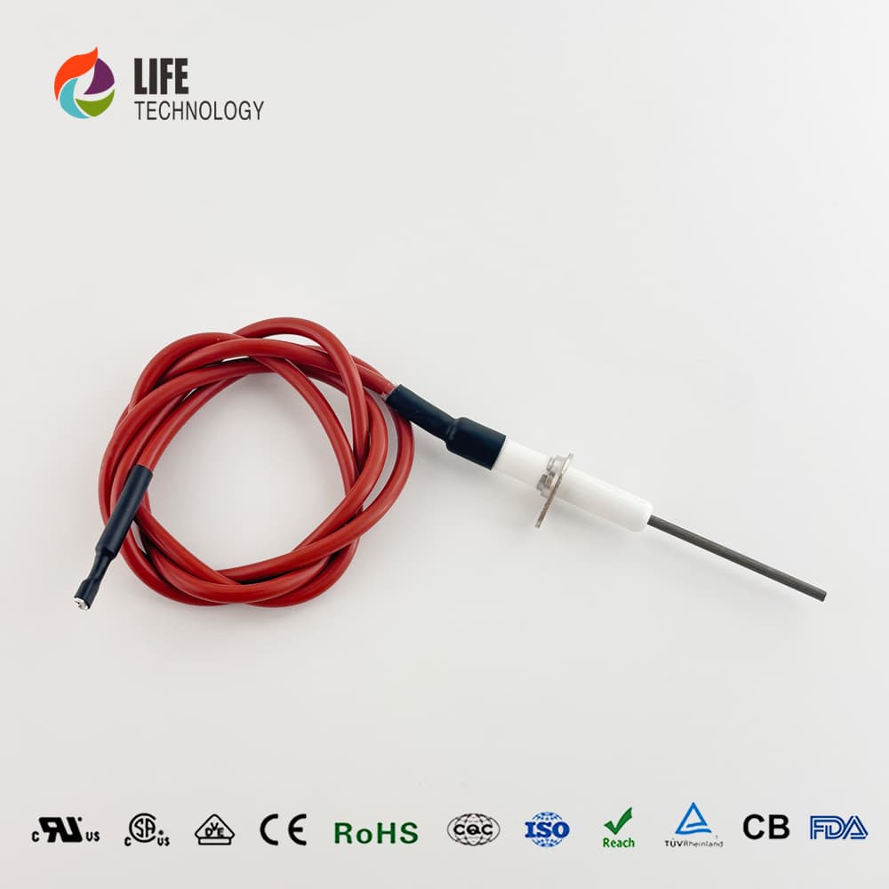 Ceramic Spark Plug Ignition Electrode Rod with Needle Thread Lead JJJ008620290 BAXI Gas Burner Combination Boiler Parts detail 3