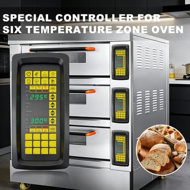 New Arrival Accuracy 1℃ Bakery Oven Spare Parts 0-450°C Temperature Setting Range 6 Zone Temperature Controller Deck Oven thumbnail 1
