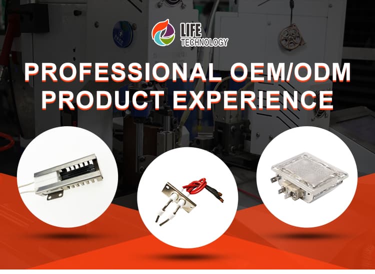 Three Needle Ceramic Spark Plug Ignition Electrode High Quality Materials Commercial Gas Burner Oven Parts detail 7